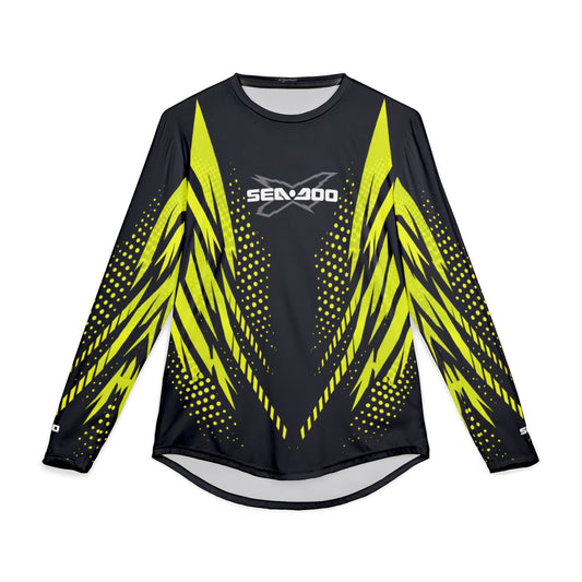 Men's SeaDoo X-Team Performance UPF Protection UV Long Sleeve Shirt — Manta Green