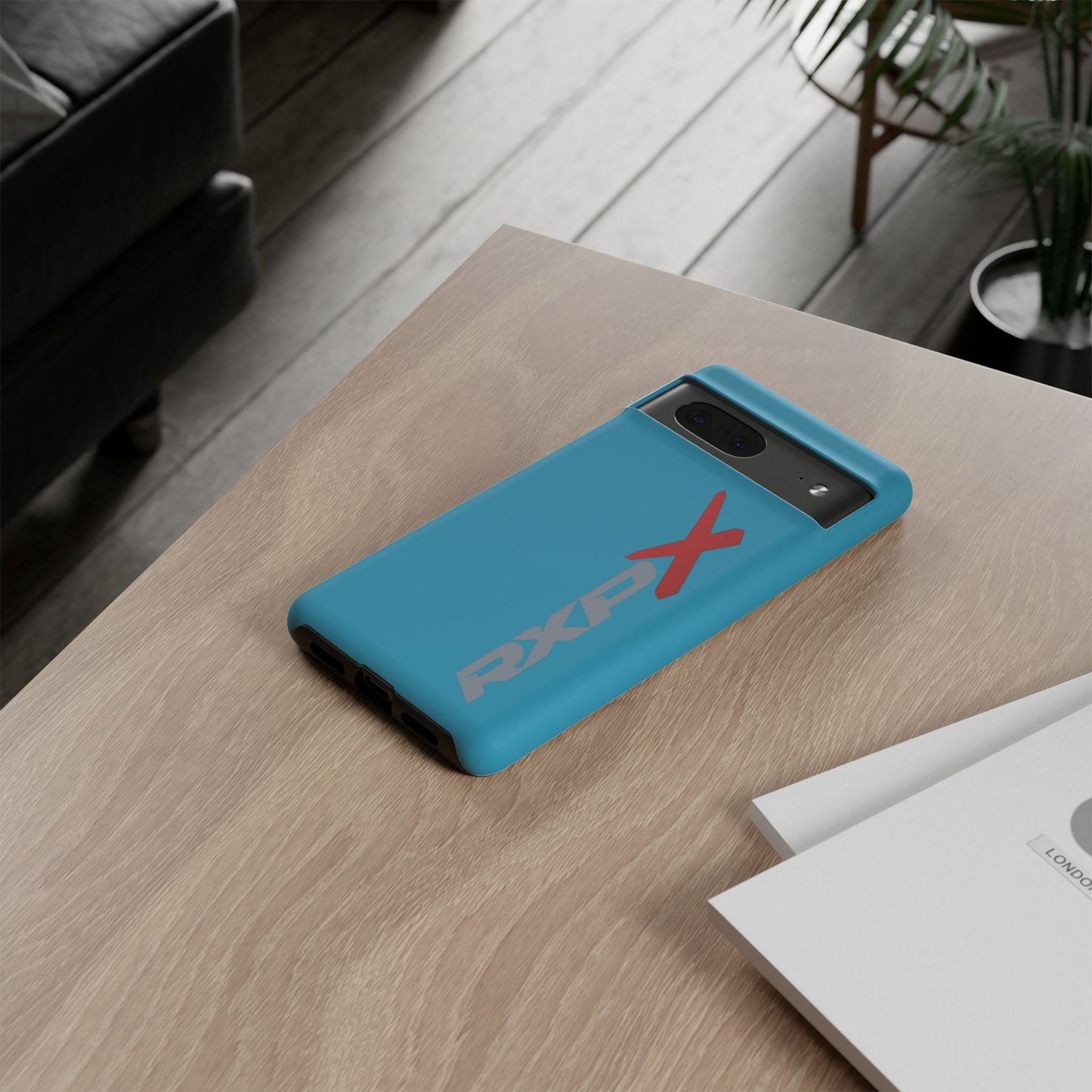 RXPX Tough Phone Case — iPhone Samsung Google Pixel Protective Cover Turquoise
