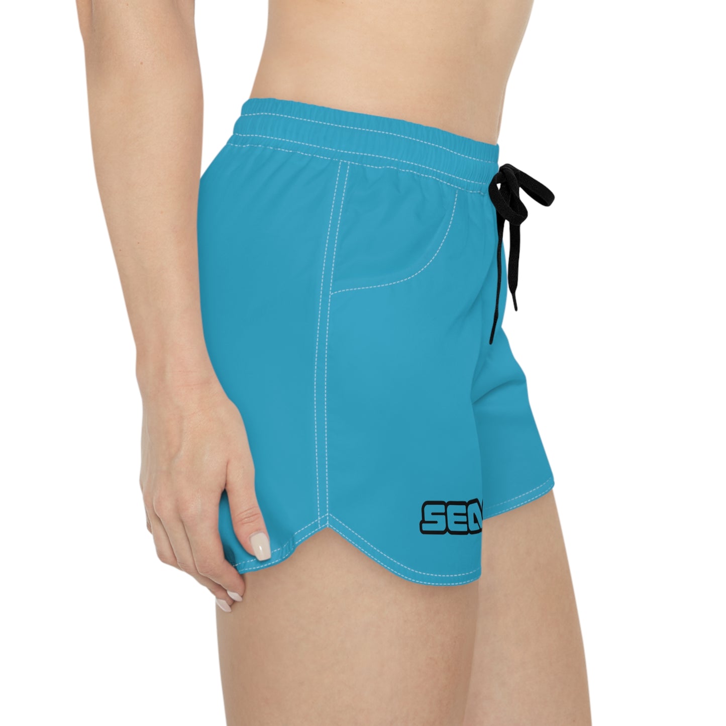 SeaDoo Performance Swim Shorts Women's Beach Riding Shorts Turquoise