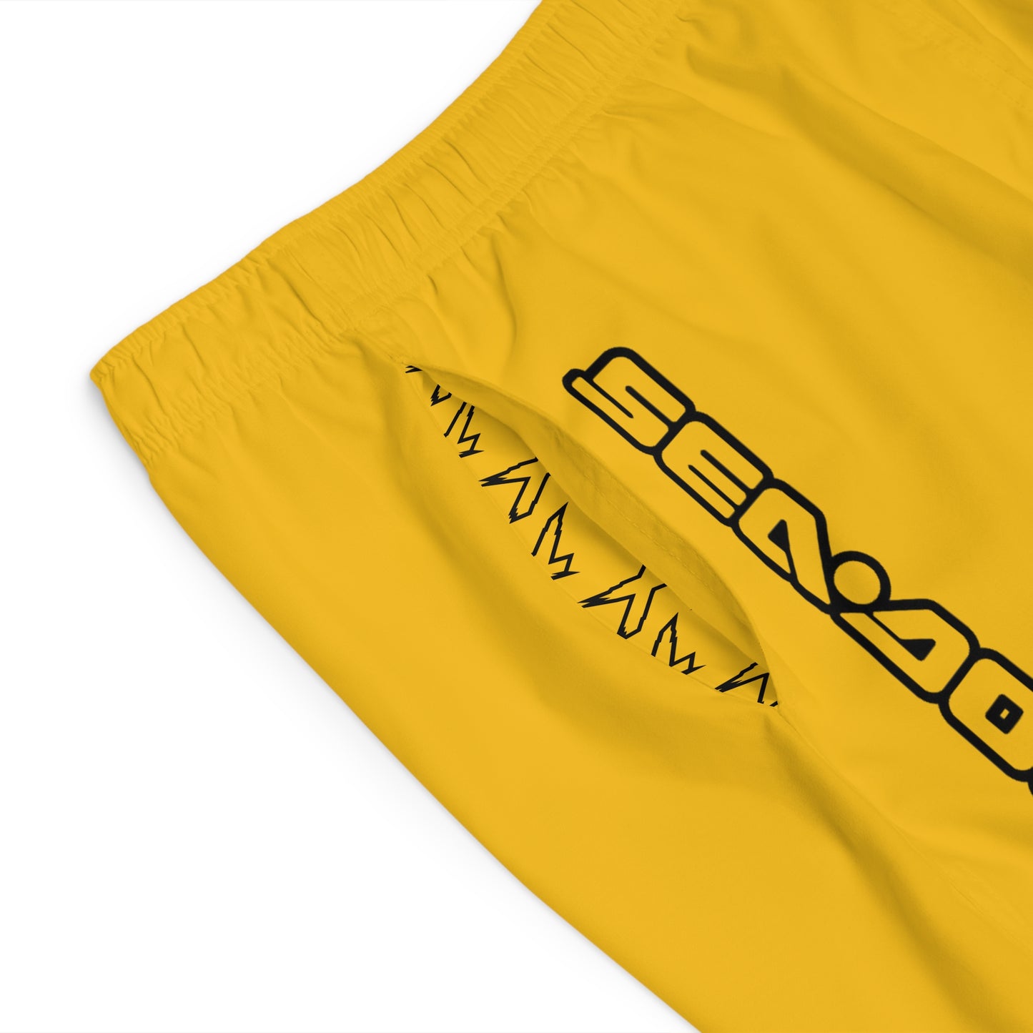 Men's X-Team Performance Board Shorts — Beach Swim Trunks Millenium Yellow