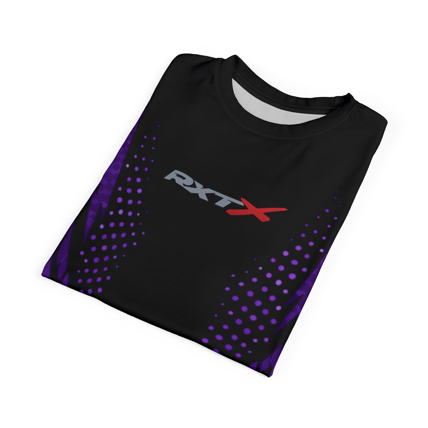 SeaDoo RXTX Cyber Racing Dri Fit Tee — Midnight Purple & Black All-Over Print