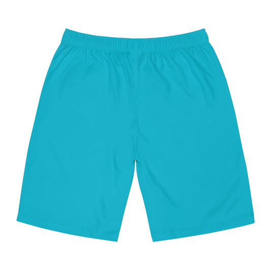 Men's X-Team Performance Board Shorts Loud— Beach Swim Trunks Turquoise
