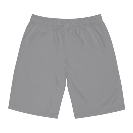 Men's X-Team Performance Board Shorts — Beach Swim Trunks Grey