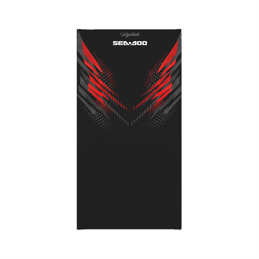 SeaDoo GTRX Racing Neck Gaiter — Red Black Midweight Face Shield Mask