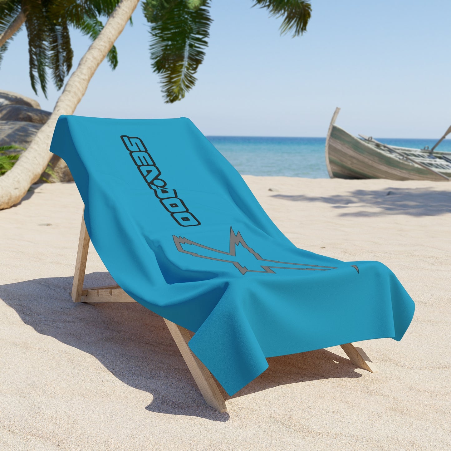 X-Team Performance Surf Beach Towel — Pool & Beach Towel Gulfstream Blue/Steel