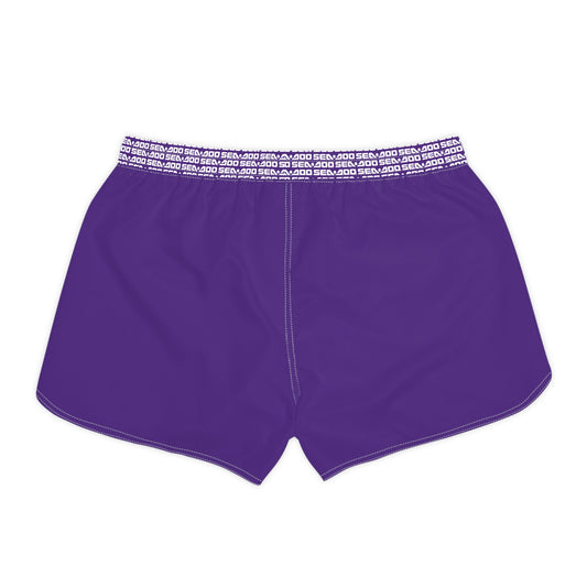 SeaDoo Performance Swim Shorts Women's Beach Riding Shorts Purple - Vert