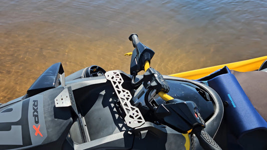 Riptide Rogue Seadoo Aluminum Action Camera Dash Mount Insta 360 Go Pro Fits 2021+ RXP-X & 2024+ GTR-X 300