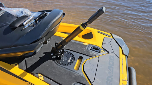 Riptide Cyclone Mount Seadoo Insta 360 Selfie Action Stick Camera Mount Rear Deck 2018+ GTI GTR RXTX Gtx Rxpx Wake Fish Go Pro