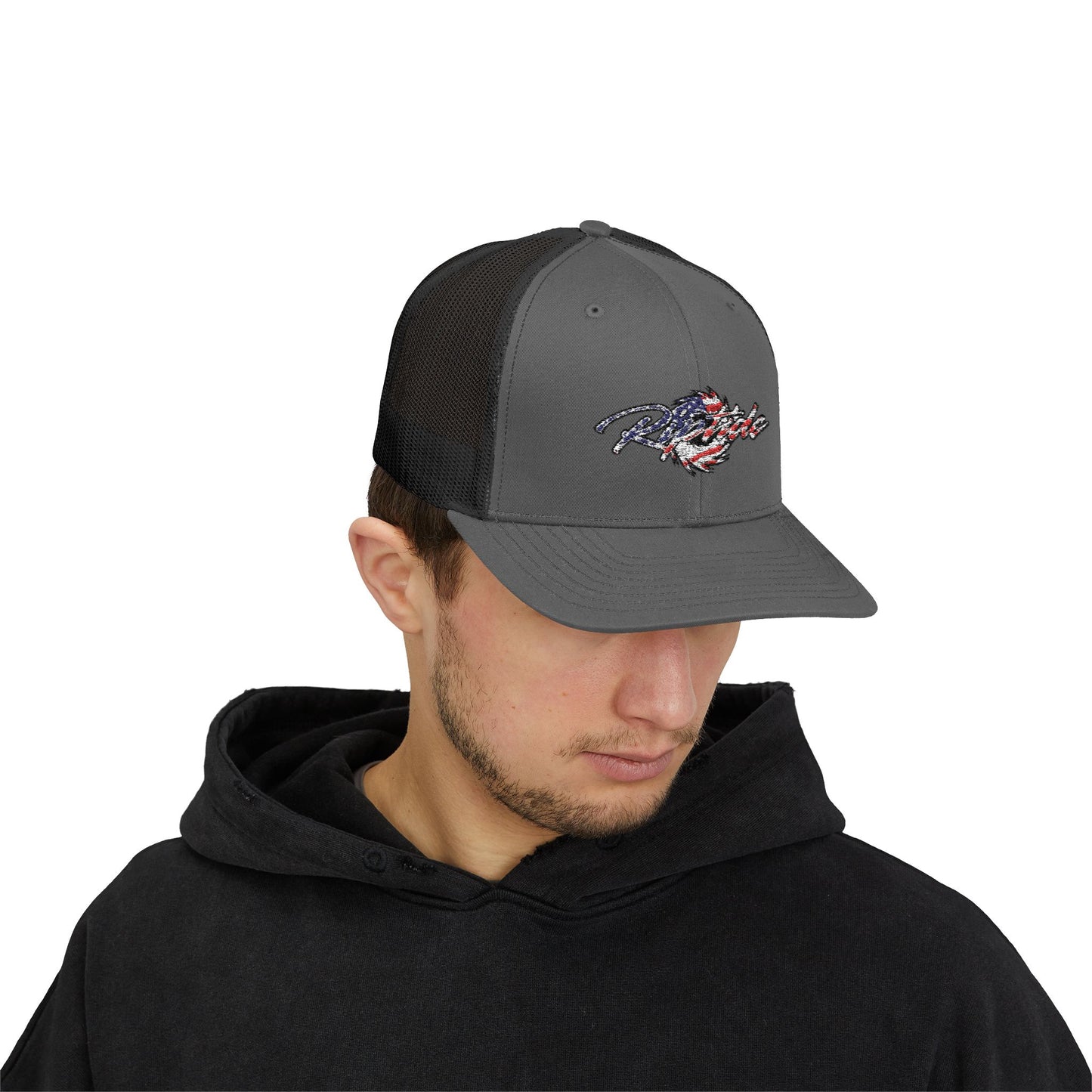 Riptide USA 250 Trucker Cap - American Flag Snapback Hat