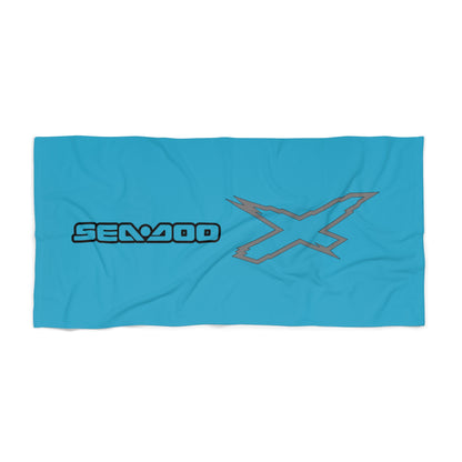 X-Team Performance Surf Beach Towel — Pool & Beach Towel Gulfstream Blue/Steel