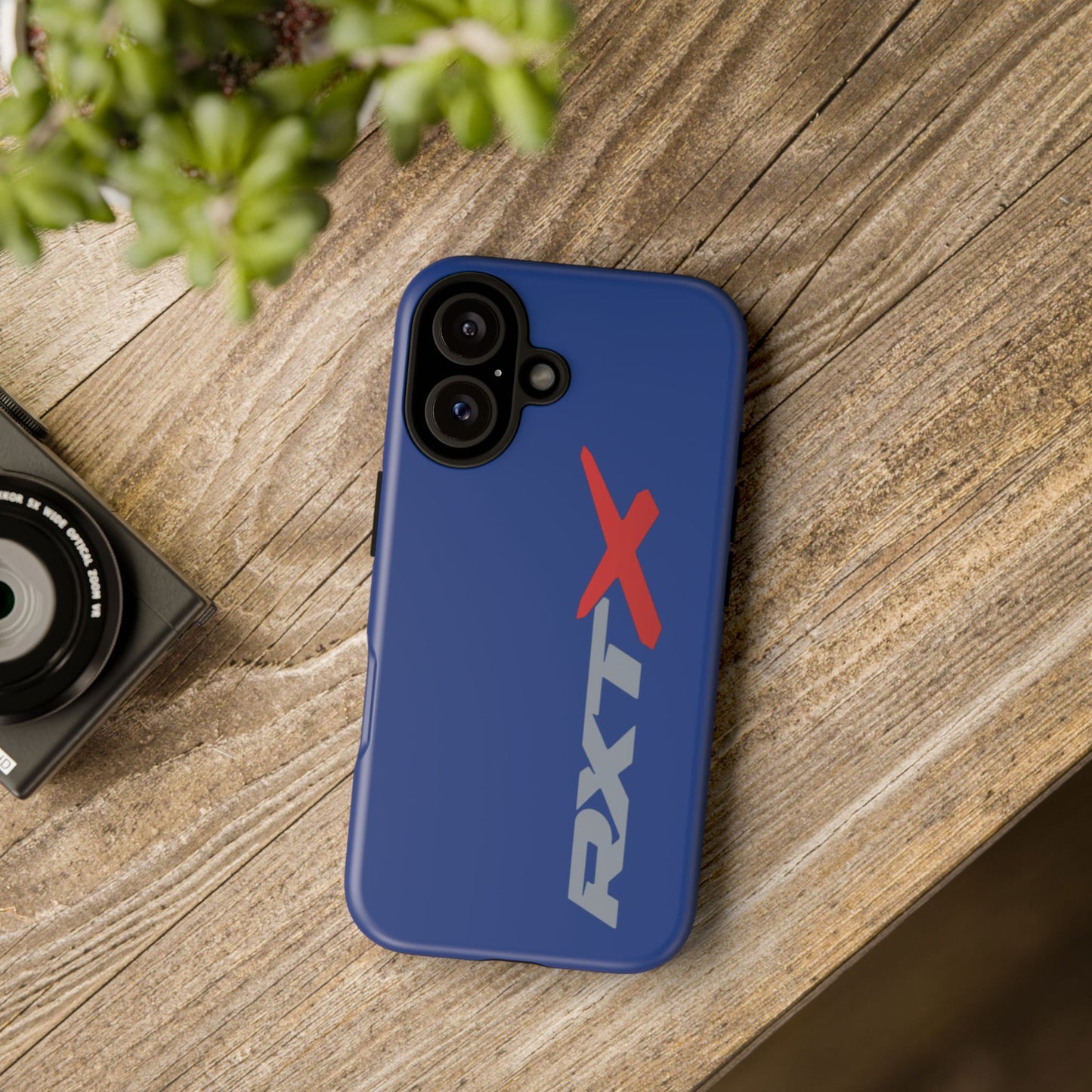 RXTX Tough Phone Case Protective Cover - iPhone Samsung Google Pixel Dark Blue