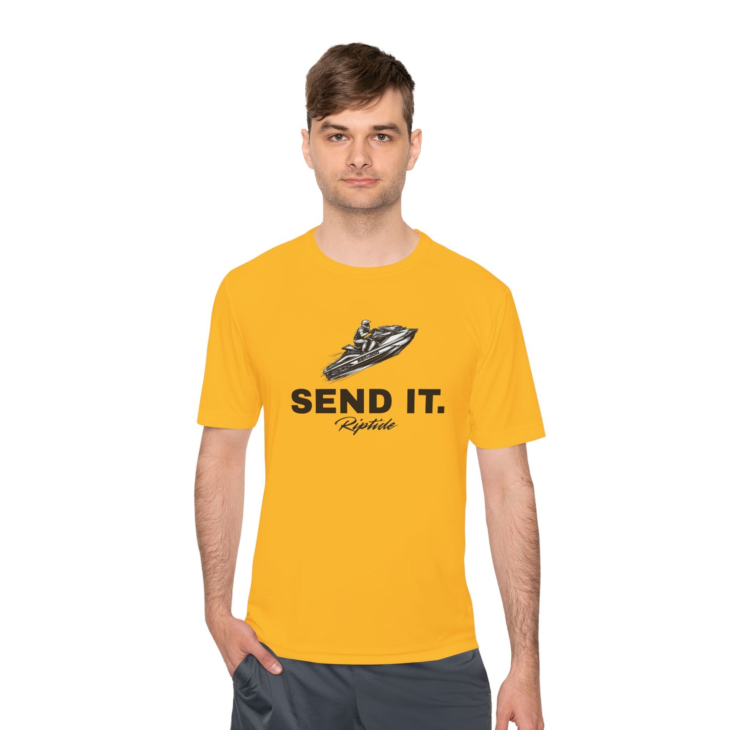Riptide Send It Performance Dri Fit Tee — Moisture‑Wicking Athletic Shirt