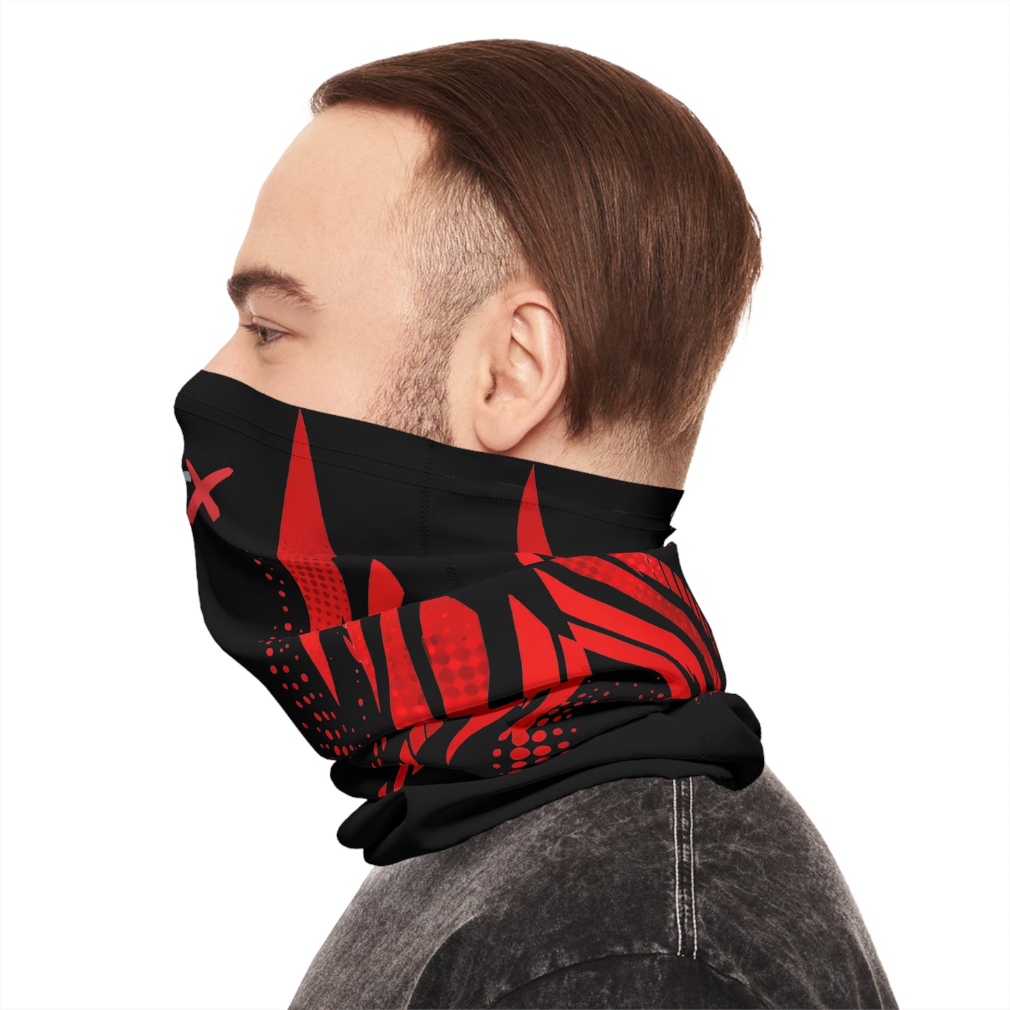 SeaDoo RXTX Racing Neck Gaiter — Red & Black Midweight Face Shield Mask