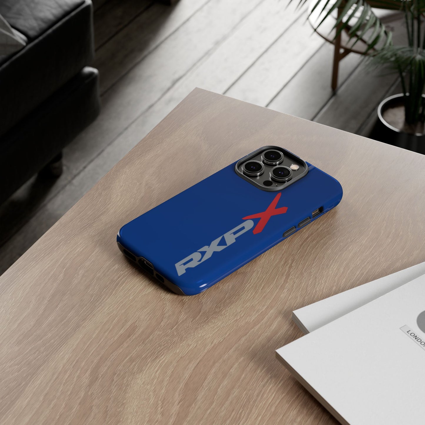 RXPX Tough Phone Case Protective Cover - iPhone Samsung Google Pixel - Dark Blue