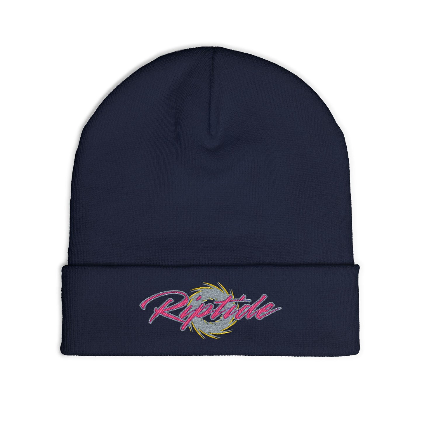 Riptide Knit Beanie — Embroidered Winter Hat