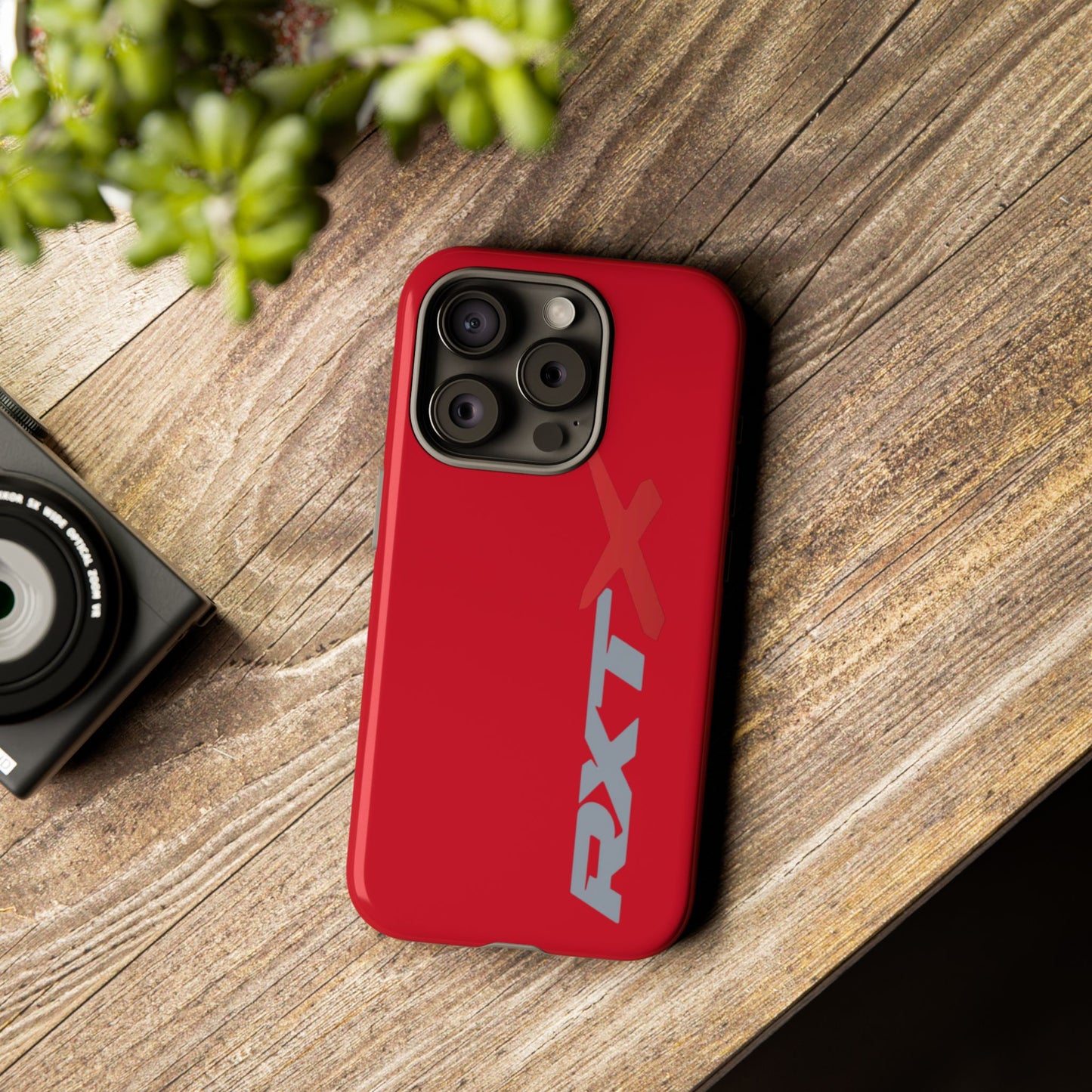 RXTX Tough Phone Case Protective Cover - iPhone Samsung Google Pixel Red