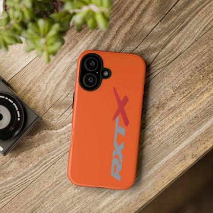RXTX Tough Phone Case Protective Cover - iPhone Samsung Google Pixel Orange