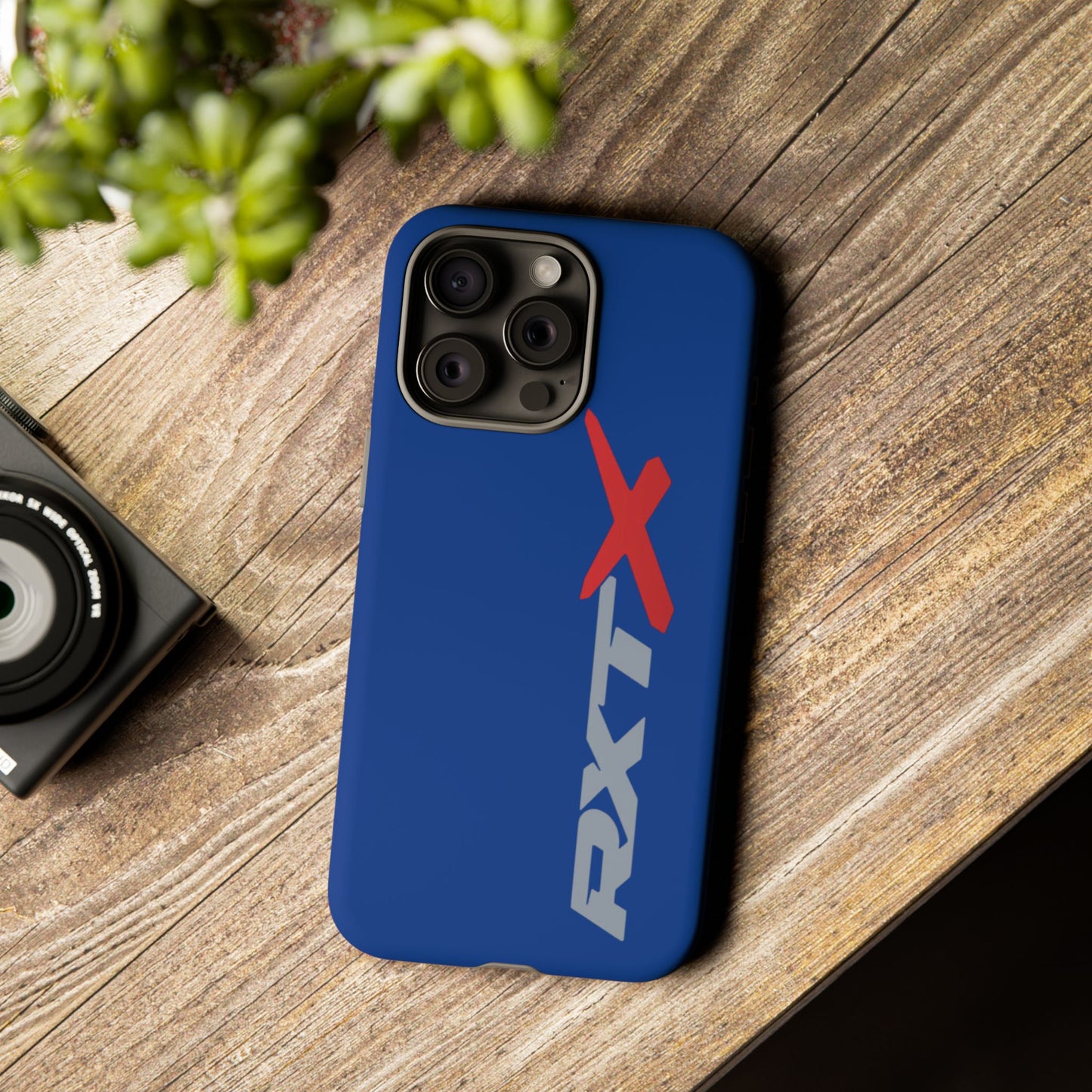 RXTX Tough Phone Case Protective Cover - iPhone Samsung Google Pixel Dark Blue