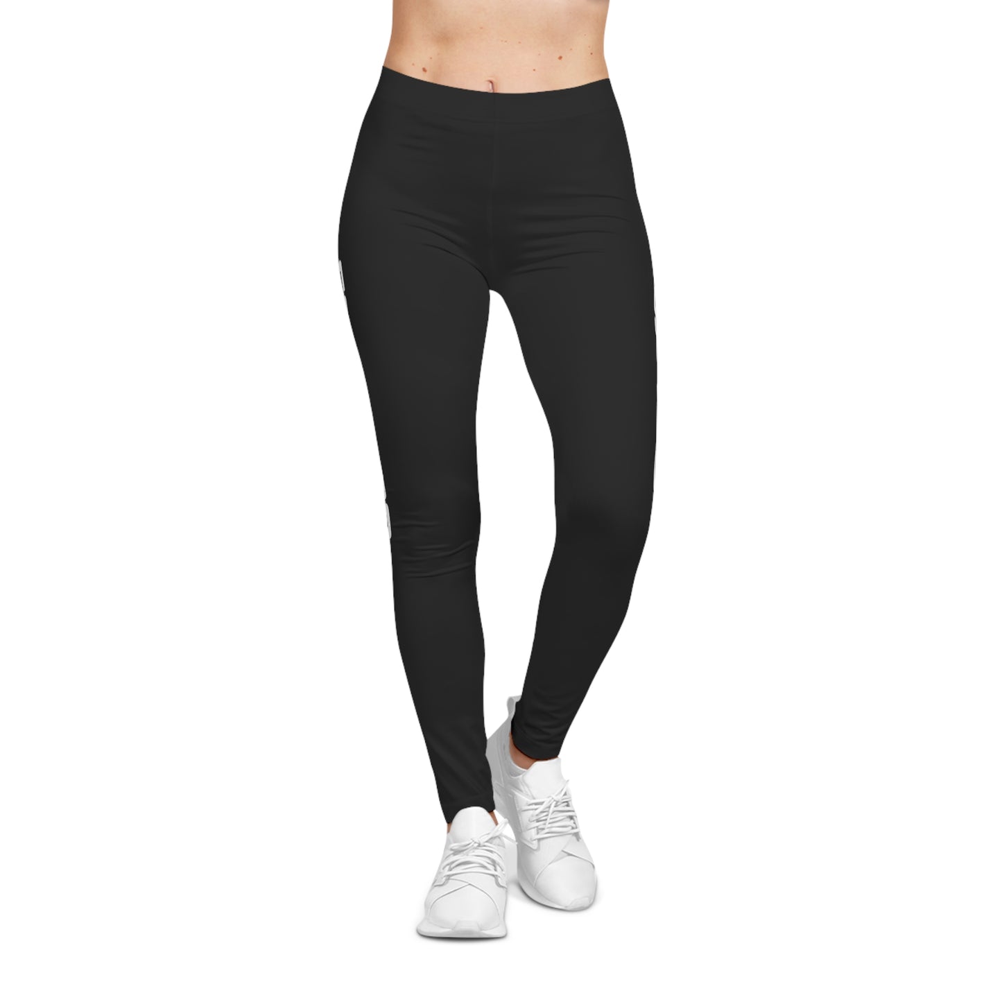 SeaDoo Leggings — Side Script Black Casual Women's Leggings