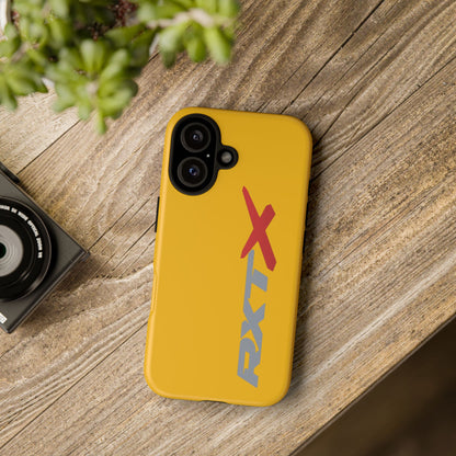 RXTX Tough Phone Case Protective Cover - iPhone Samsung Google Pixel Millenium Yellow