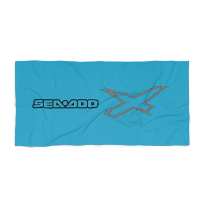 X-Team Performance Surf Beach Towel — Pool & Beach Towel Gulfstream Blue/Steel
