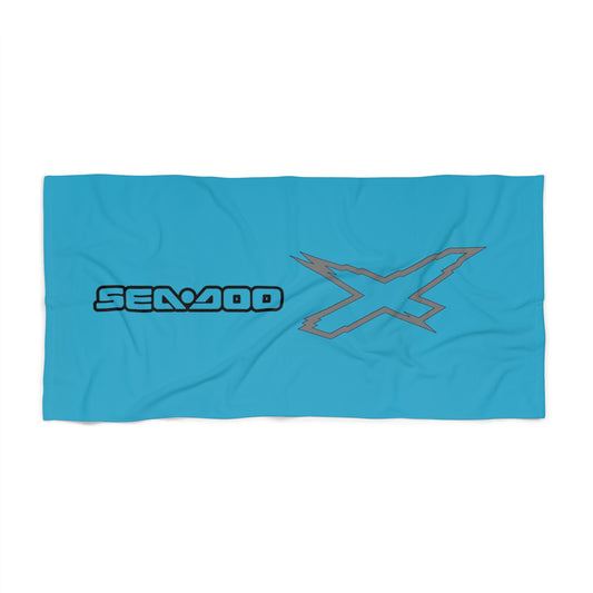 X-Team Performance Surf Beach Towel — Pool & Beach Towel Gulfstream Blue/Steel
