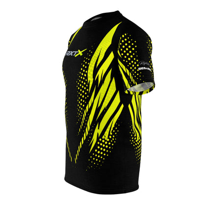 SeaDoo RXTX X-Team Cyber Racing Dri Fit Tee — Manta Green & Black All-Over Print