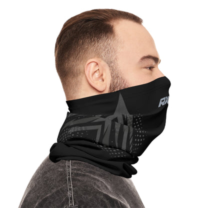 SeaDoo RXPX Racing Neck Gaiter — Grey & Black Midweight Face Shield Mask