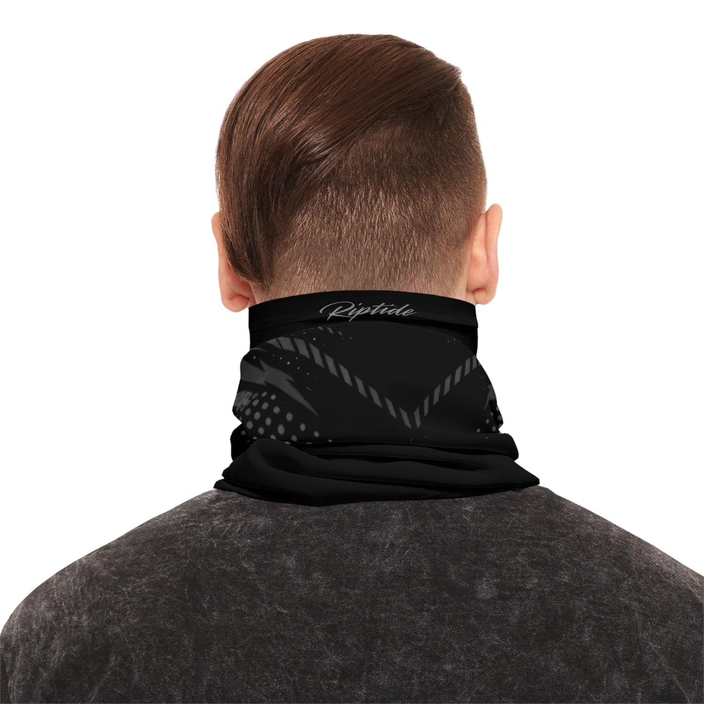SeaDoo RXPX Racing Neck Gaiter — Grey & Black Midweight Face Shield Mask