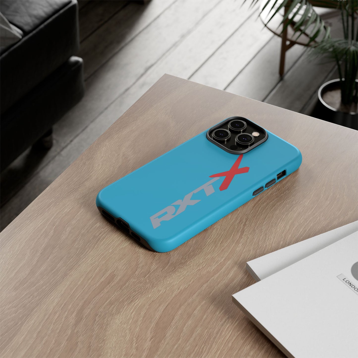 RXTX Tough Phone Case Protective Cover - iPhone Samsung Google Pixel Turquoise