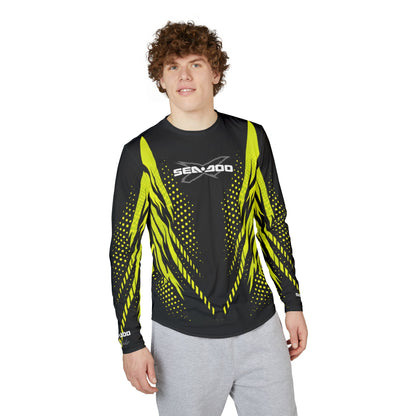 Men's SeaDoo X-Team Performance UPF Protection UV Long Sleeve Shirt — Manta Green