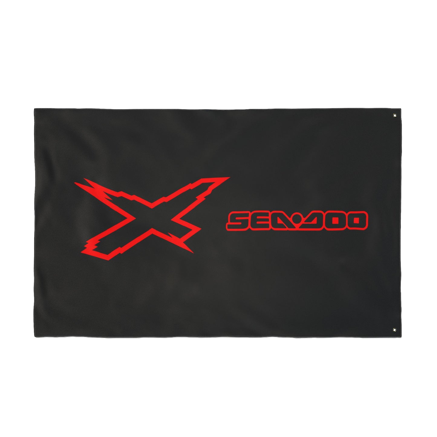Sea‑Doo X-Team Performance Flag — Double‑Sided Red Watersports Banner