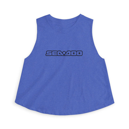 Sea-Doo Crop Top — Retro Watersports Logo Tank for Women