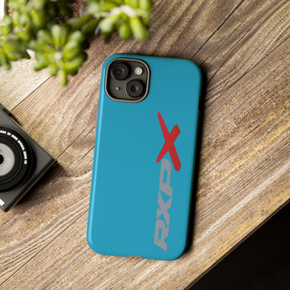 RXPX Tough Phone Case — iPhone Samsung Google Pixel Protective Cover Turquoise