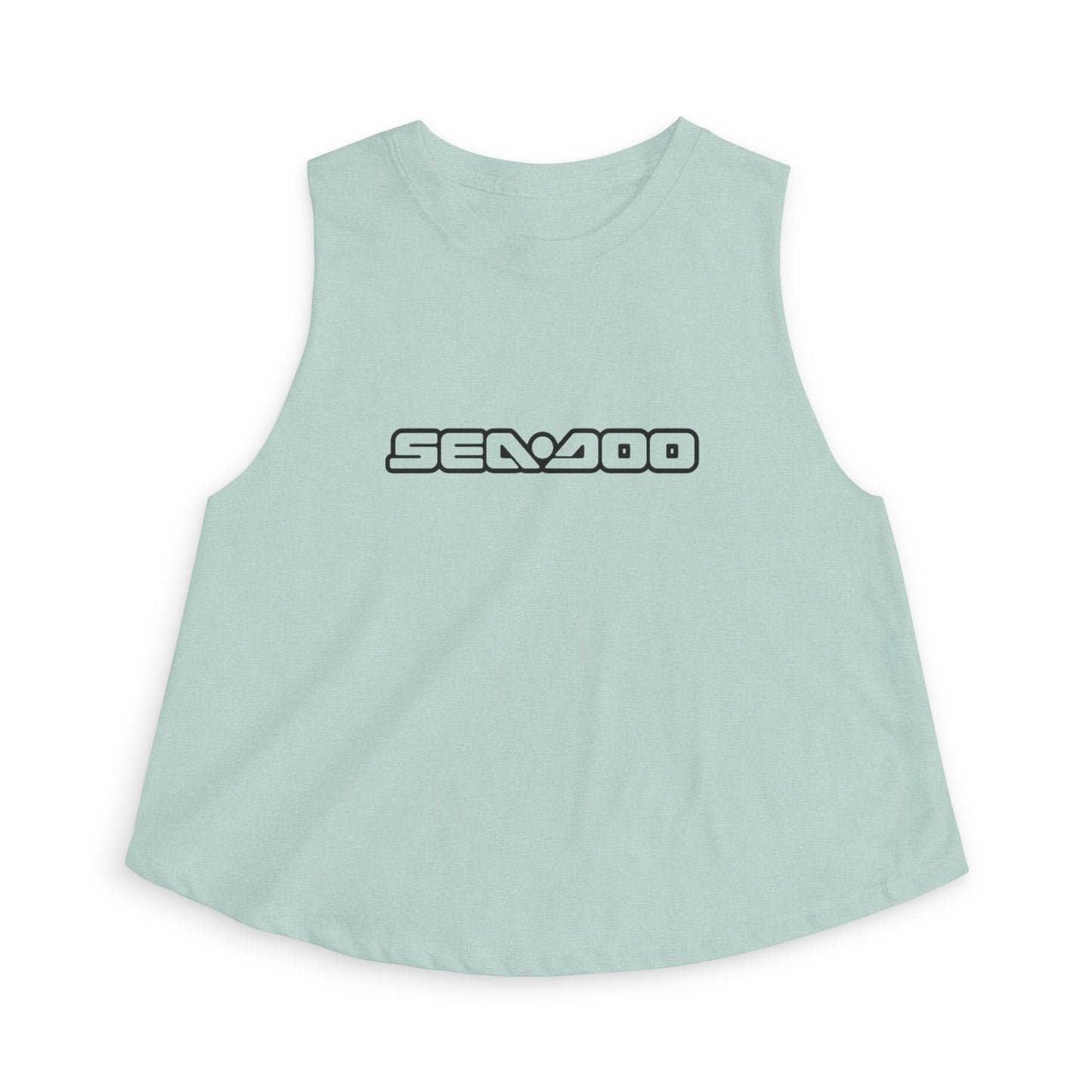 Sea-Doo Crop Top — Retro Watersports Logo Tank for Women