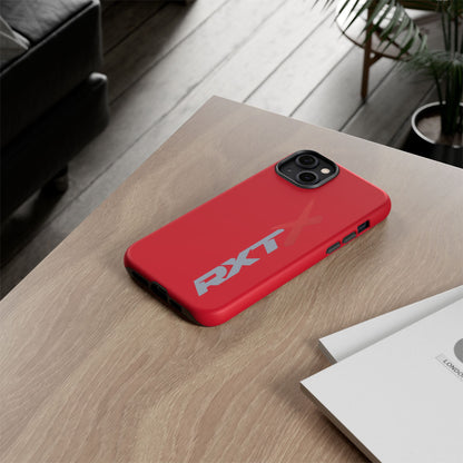 RXTX Tough Phone Case Protective Cover - iPhone Samsung Google Pixel Red