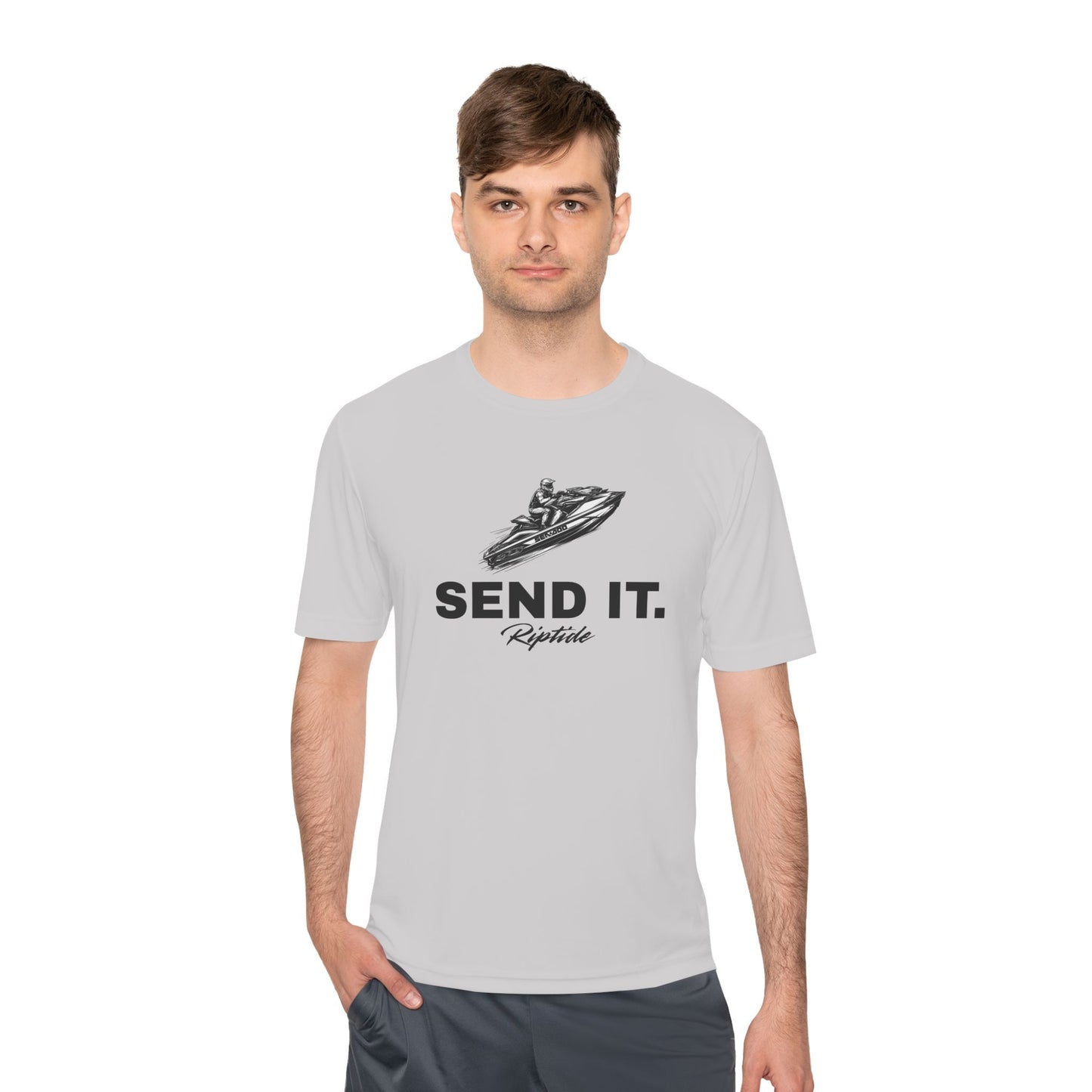 Riptide Send It Performance Dri Fit Tee — Moisture‑Wicking Athletic Shirt