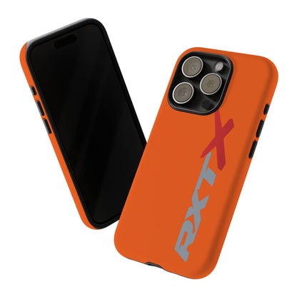 RXTX Tough Phone Case Protective Cover - iPhone Samsung Google Pixel Orange