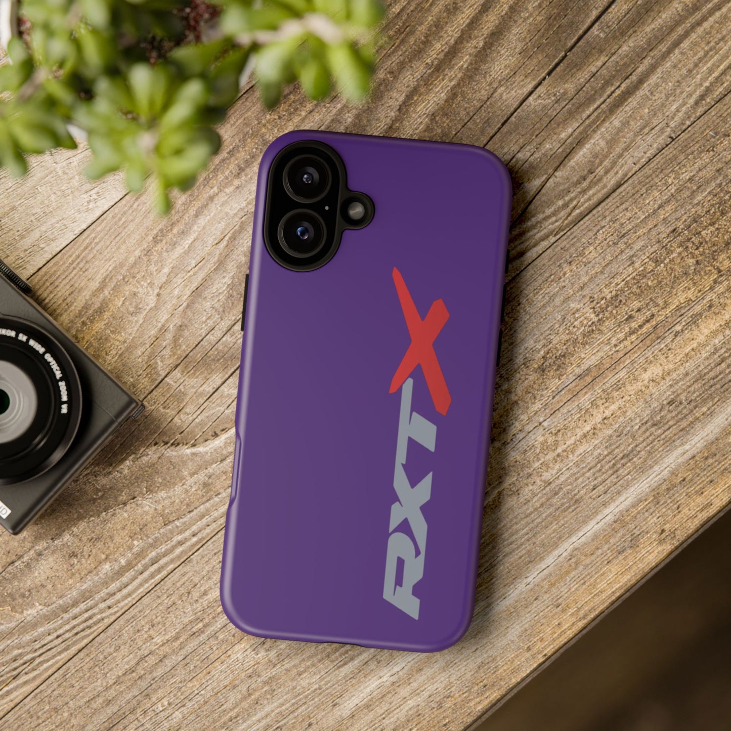 RXTX Tough Phone Case Protective Cover - iPhone Samsung Google Pixel Purple