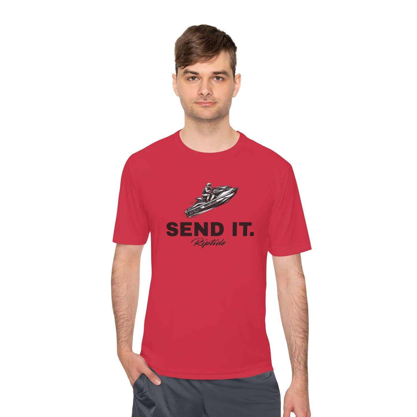 Riptide Send It Performance Dri Fit Tee — Moisture‑Wicking Athletic Shirt