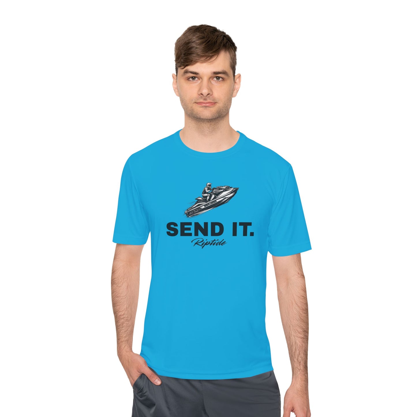 Riptide Send It Performance Dri Fit Tee — Moisture‑Wicking Athletic Shirt