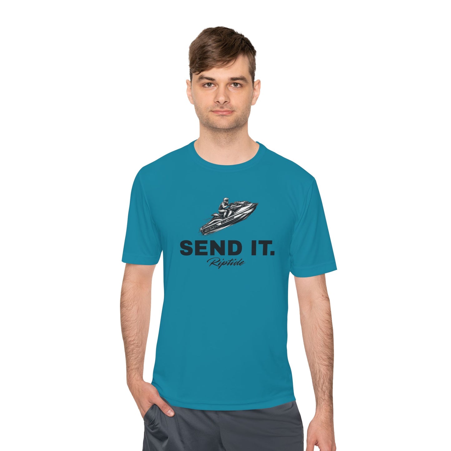 Riptide Send It Performance Dri Fit Tee — Moisture‑Wicking Athletic Shirt
