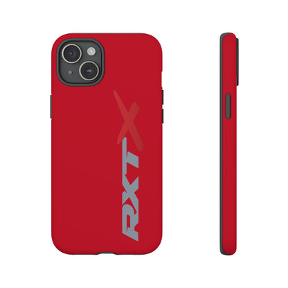 RXTX Tough Phone Case Protective Cover - iPhone Samsung Google Pixel Red