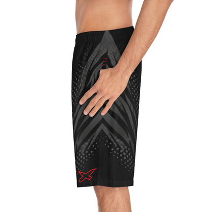 SeaDoo RXPX X-Team Men's Grey Racing Board Shorts — Athletic Swim Trunks