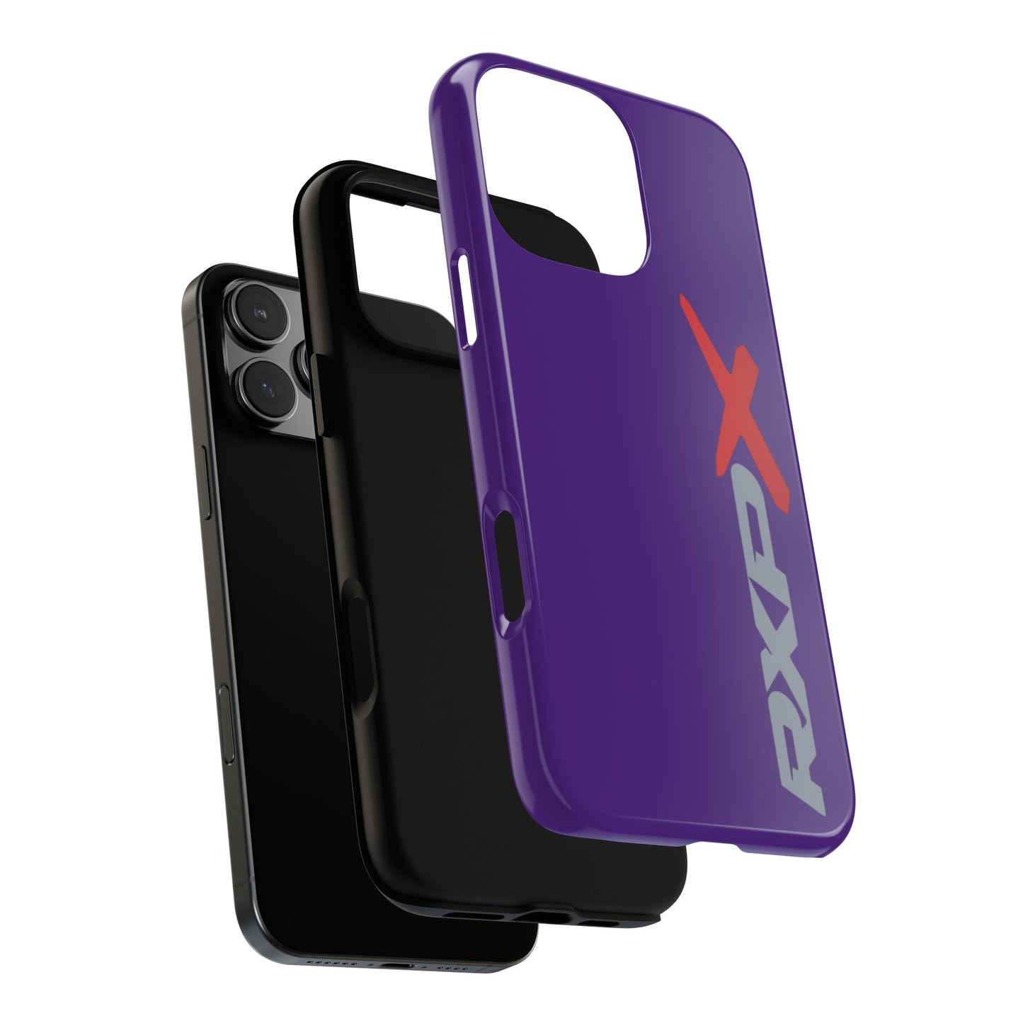 RXPX Tough Phone Case Protective Cover - iPhone Samsung Google Pixel - Purple