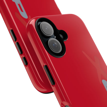 RXPX Tough Phone Case Protective Cover - iPhone Samsung Google Pixel - Red