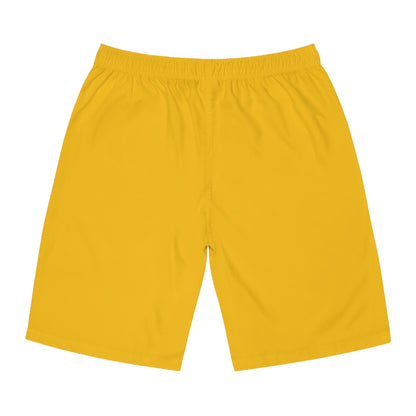 Men's X-Team Performance Board Shorts — Beach Swim Trunks Millenium Yellow