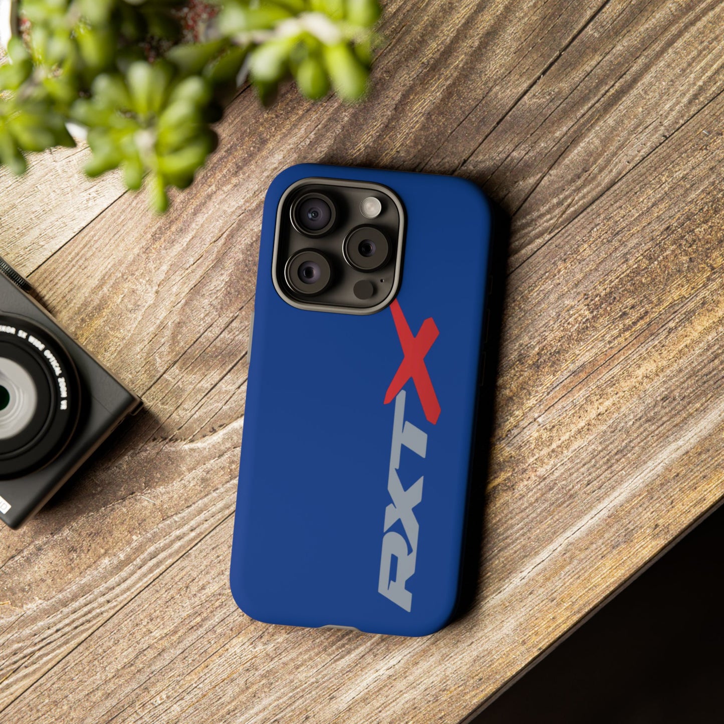 RXTX Tough Phone Case Protective Cover - iPhone Samsung Google Pixel Dark Blue