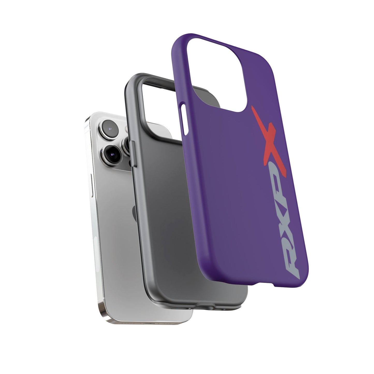 RXPX Tough Phone Case Protective Cover - iPhone Samsung Google Pixel - Purple