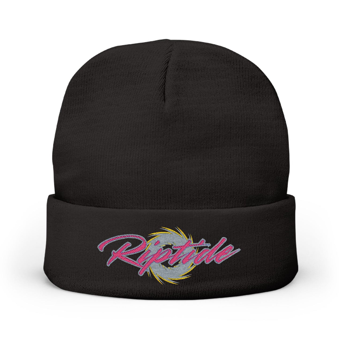 Riptide Knit Beanie — Embroidered Winter Hat